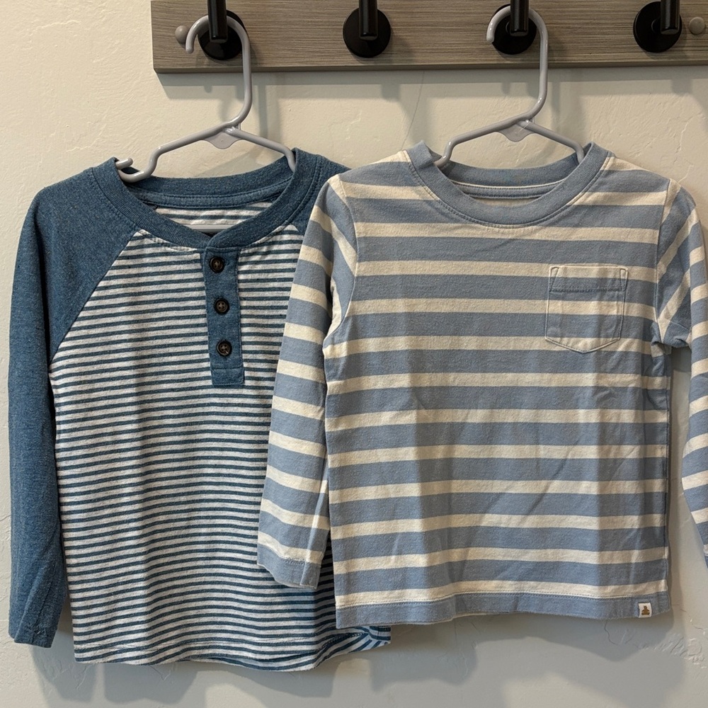 Toddler boy Striped Long Sleeve Tees